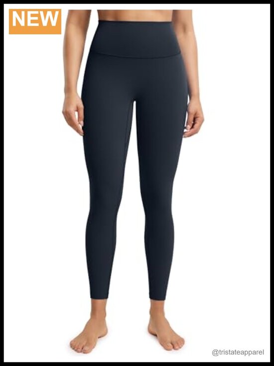 Pants - No Front Seam High Waisted Yoga Leggings 25" 28" Buttery Soft Stretchy Athletic